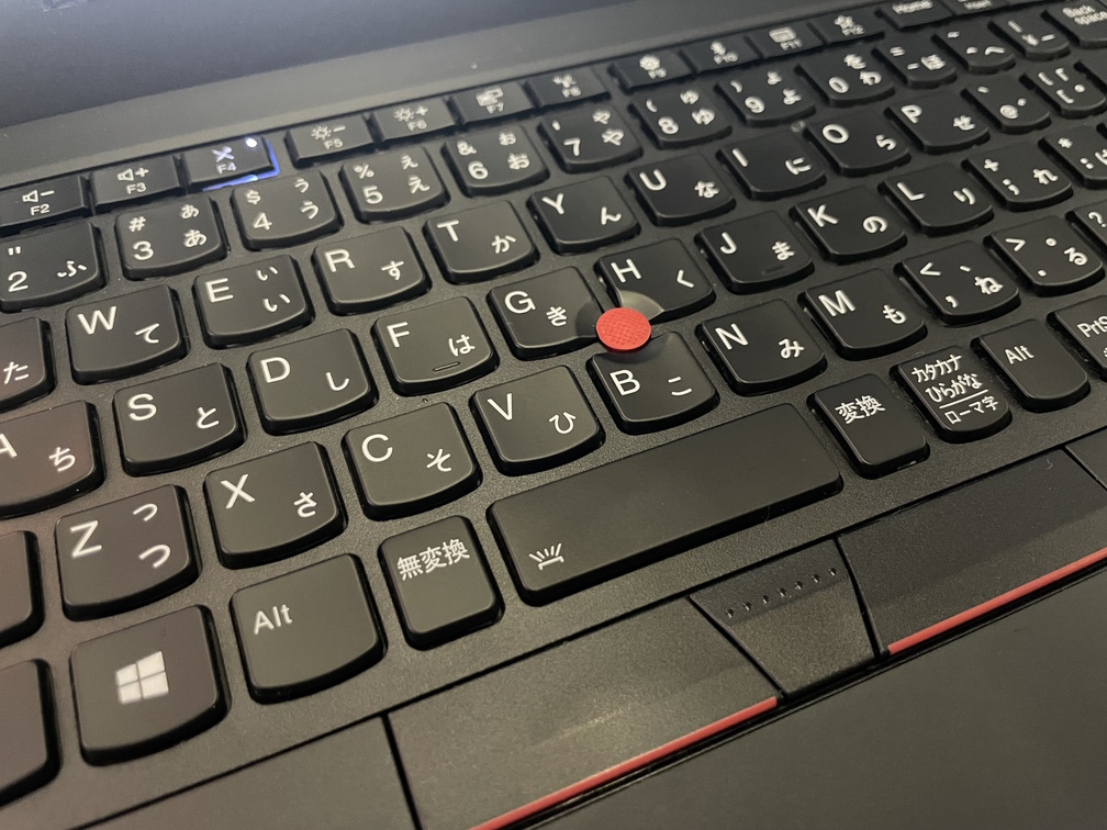 ノートPCのキーボード
