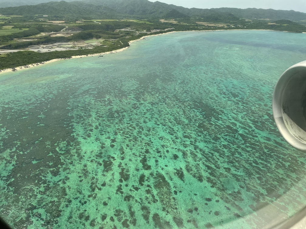 石垣島東岸の海