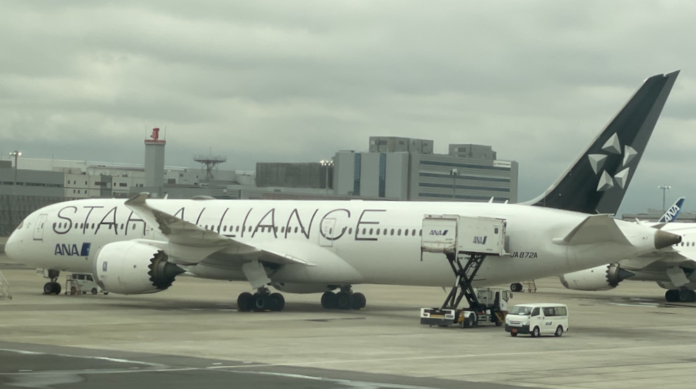 スターアライアンス塗装のB787-9（JA872A）