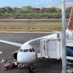 駐機するBatik Air ID6523便のA320