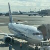 駐機中の中標津行きのB737-800