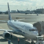 駐機中の中標津行きのB737-800