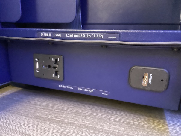 電源とUSBポート