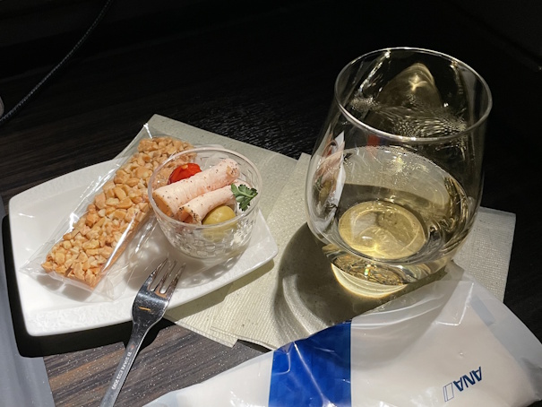 アミューズとシャンパン