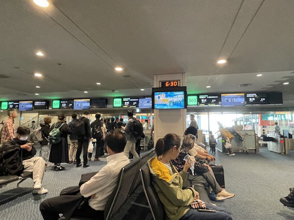 バスラウンジの様子