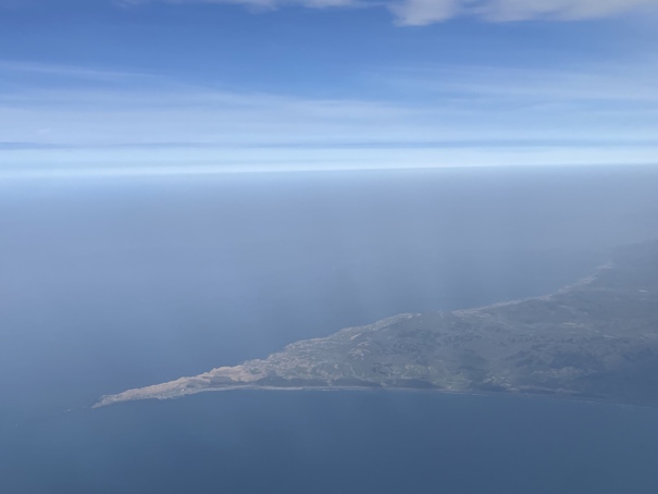 上空から見る襟裳岬