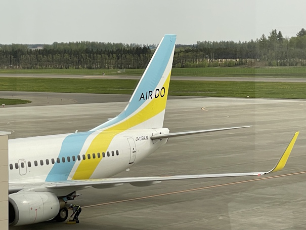 搭乗してきたNH4761便