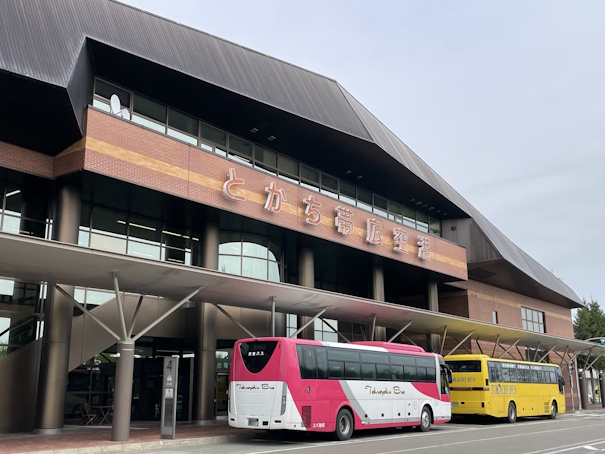 とかち帯広空港の正面入口