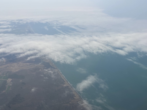 十勝平野と太平洋